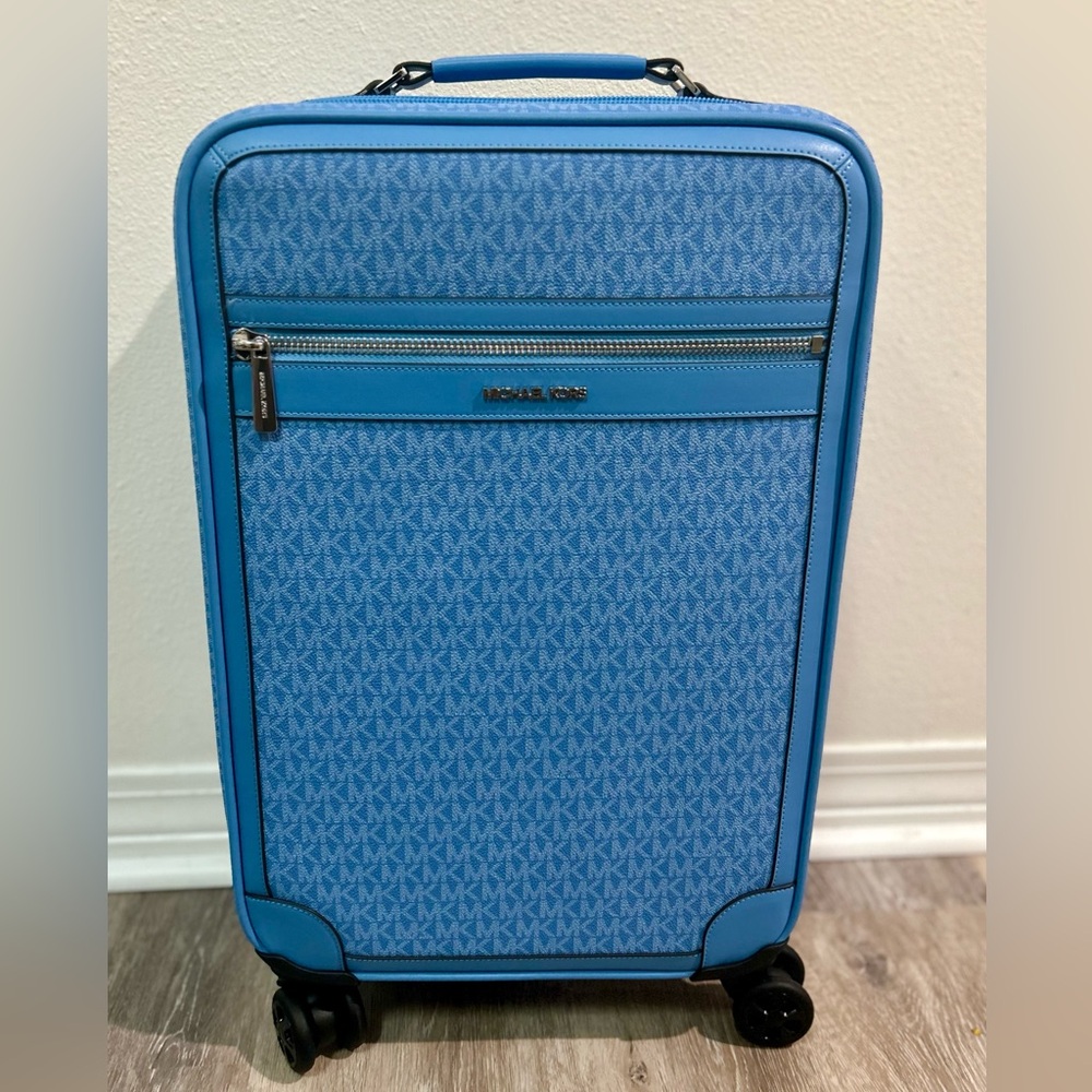 Michael Kors Blue Carry On suitcase